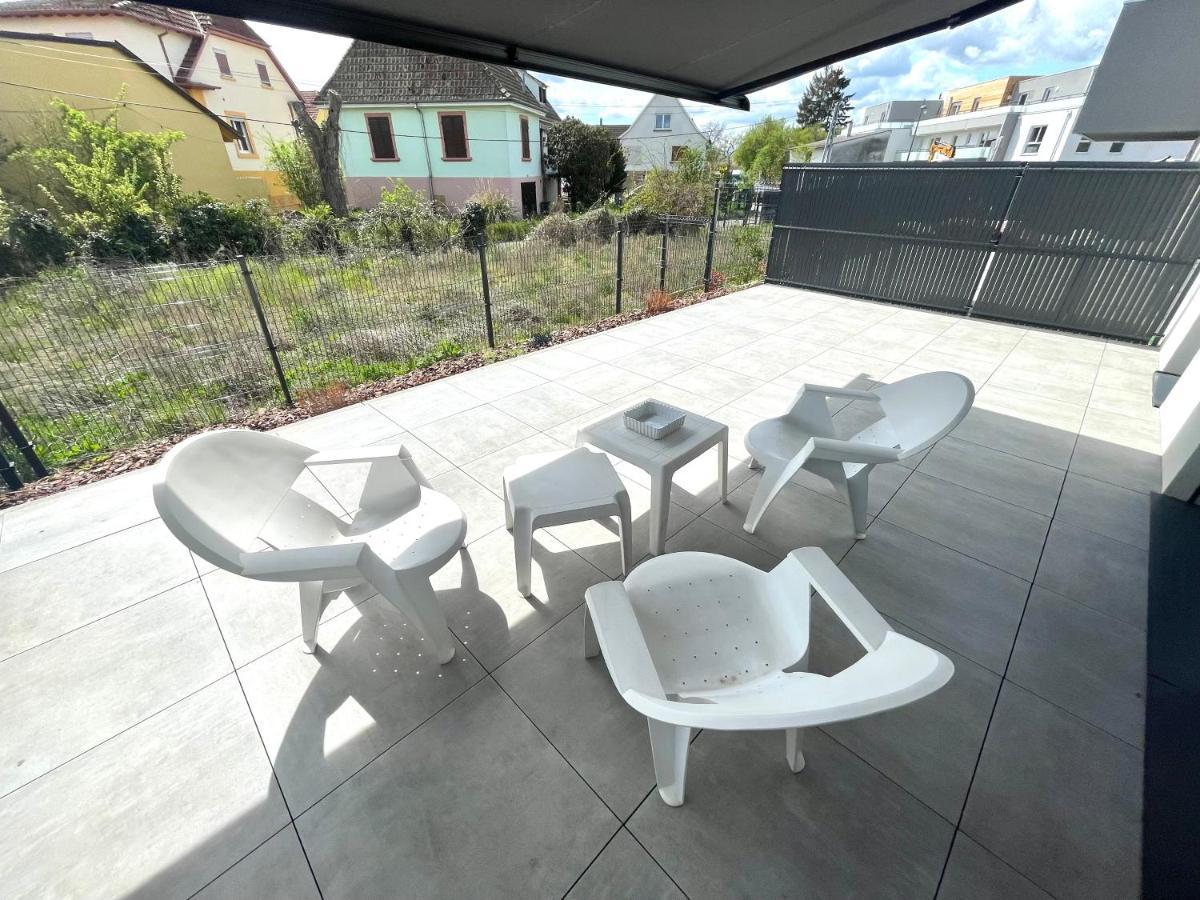 קולמר Magnifique 2 Pieces, Tout Equipe, Terrasse Privee מראה חיצוני תמונה